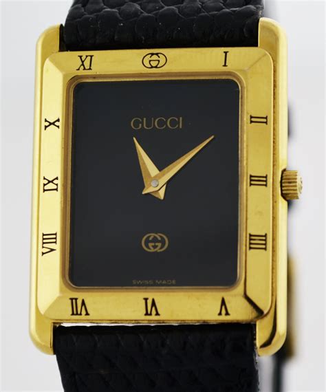 vintage gucci tank watch|Gucci snake watch men's.